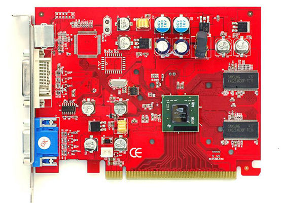 중국 광택이 없는 빨간 땜납 가면 8µM 고움, 스크린 인쇄 땜납 가면 PCB 잉크 협력 업체